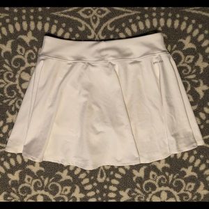 Nike white did-fit athletic skirt, size small